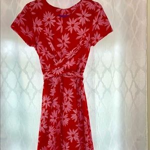 Medium Red Floral Dress